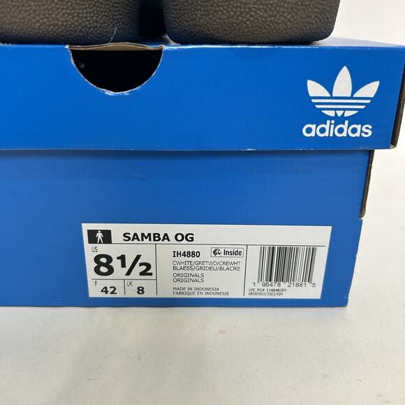 Adidas Samba OG “White Grey Cream” main image 4